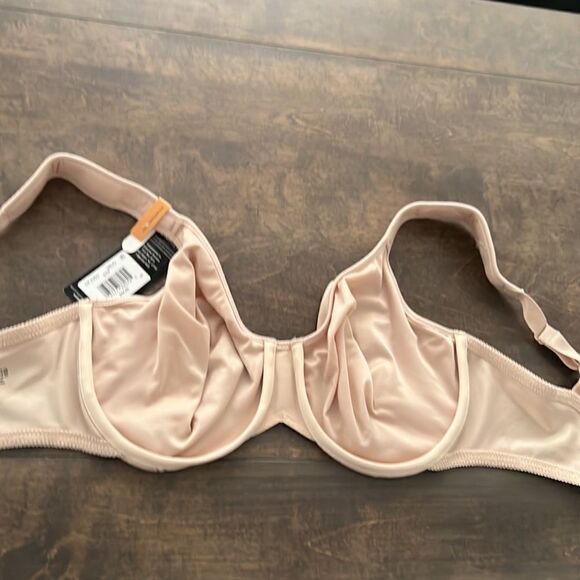 NWT bali women's live it up seamless underwire bra, soft taupe Sz- 34DD - Picture 8 of 9